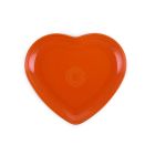 Fiesta® 9" Heart Plate | Poppy
