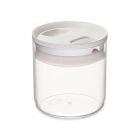 Click Clack 0.6-Quart Round Pantry Canister | White