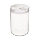 Click Clack 2.4-Quart Round Pantry Canister | White
