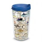 Tervis® 16oz Double-Walled Insulated Tumbler with Lid | Guy Harvey® Charts