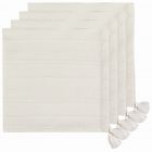 Danica Heirloom 19" x 19" Woven Napkins with Tassels (Set of 4) | Blanca