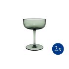 Villeroy & Boch 3.25oz Like Champagne Glasses - Sage (Set of 2)