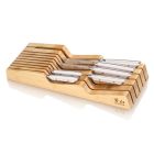 Cangshan Helena White Series 7 Piece In-Drawer Knife Block Set