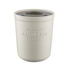 White Mason Cash Innovative Kitchen Glazed Stoneware Utensil Storage Pot Grey Tool Tidy and Trivet 
