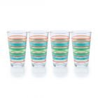 Fiesta® 16oz Cooler Glassware (Set of 4) | Rainbow Radiance
