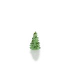 Mosser Glass Holiday Collection 2.75" Tree Figurine (Jadeite with Holly)