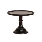 Mosser Glass 9" Cake Plate - Black Raspberry 
 Image