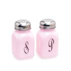 Mosser Glass Monogram Salt & Pepper Set | Crown Tuscan Image