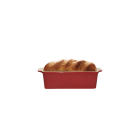 Sassafras Superstone Loaf Pan | Red Glazed