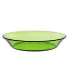 Duralex Lys Green Soup Plate Against a Plain White Background Image