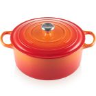 Le Creuset 9 Qt. Round Signature Dutch Oven | Flame Orange