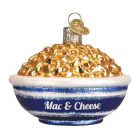 image shows Old World Christmas Ornament | Bowl of Mac & Cheese  against a blank, white background
 Image