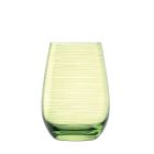 Stolzle 15.75oz Twister Glass Tumblers - Set of 6 | Green