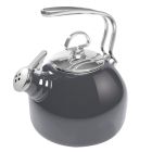 Chantal 1.8 Qt. Enamel-on-Steel Classic Teakettle | Onyx 