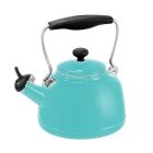 Chantal Vintage Tea Kettle Enamel on Steel - Aqua Blue