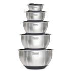 Viking 10-Piece Stainless Steel Mixing Bowl Set with Lids Image