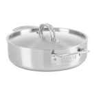 Viking Professional 5-Ply 3.4 Qt Casserole Pan Against a Plain White Background Image