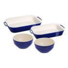 Staub 4-Piece Ceramic Bake and Mix Set