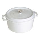 Staub 7 Qt. Round Dutch Oven | White