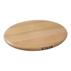 Staub 11.4" Oval Magnetic Wood Trivet