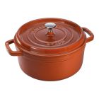  STAUB Cast Iron Dutch Oven 7-qt Round Cocotte, Made in France,  Serves 7-8, Black Matte: Dutch Ovens: Home & Kitchen