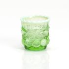 Mosser Glass Eye Winker Toothpick Holder | Green Opal