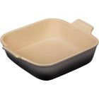 image shows Le Creuset 3 Qt. Square Heritage Dish | Oyster  against a blank, white background Image