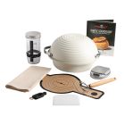 Nordic Ware Deluxe Simply Sourdough Complete Bread Making Kit with Fresh Loaf of Sourdough Image