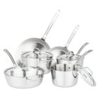 Viking Contemporary 3 Ply Mirror 10 Piece Cookware Set Image