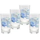 image shows Fiesta&reg; 7oz Juice Glasses (Set of 4) | Coastal Shores against a blank, white background Image