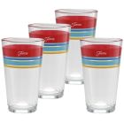 image shows Fiesta&reg; 16oz Cooler Glasses (Set of 4) | Edgeline Vibrant  against a blank, white background Image