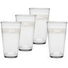 image shows Fiesta&reg; 16oz Cooler Glasses (Set of 4) | Linen Frame against a blank, white background Image