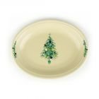 Fiesta® Medium 11.6" Oval Serving Platter | Blue Christmas Tree (Serveware)