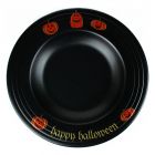 Fiesta® 12" Pasta Bowl | Trio of Happy Pumpkins