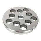 LEM Premium #10/12 Salvinox SS Grinder Plate - 1/2"