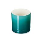 image shows Le Creuset Stoneware Signature Utensil Crock, 2.7 qt. - Blue Riviera  against a blank, white background Image