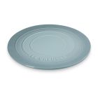 image shows Le Creuset 15" Round Pizza Stone | Sea Salt  against a blank, white background Image
