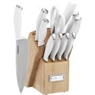 Cuisinart ColorPro Collection White Knife Block Set | 12-Piece