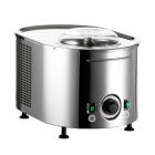 image shows Lello Musso Lussino 1.5Qt. Ice Cream Maker against a blank, white background Image