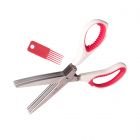 Veritable® 5-Blade Herb Scissors & Cleaning Comb
