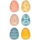 Now Designs Easter Eggs Shaped Pinch Bowls | Set of 6