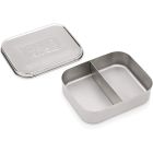 Fox Run Stainless Steel 2-Section Snack Container