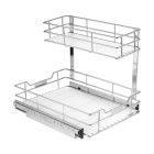 Cuisinart 14" 2-Tier Sliding Cabinet Organizer