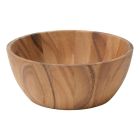 image shows Frieling Tulip Acacia 12" Serving Bowl | Large  against a blank, white background Image