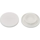 image shows Le Creuset Mill Caps (Set of 2) | White against a blank, white background Image