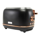 Haden Heritage 2-Slice Toaster - Black and Copper