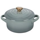 Le Creuset Cerise Round Cocotte with Heart Knob - Browns Kitchen