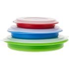 Collapsed Progressive Collapsible Food Storage Containers | Set of 3