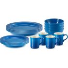 16pc Dinnerware Set Marseille Blue Image