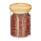 mDesign Home + Sort Stackable Glass Canister - Medium Image